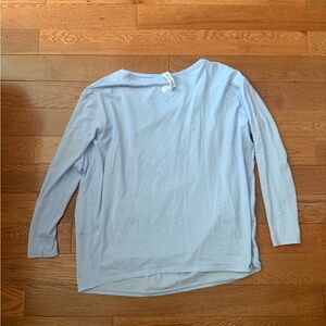 lululemon athletica Light Blue Long Sleeve Tee